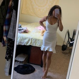 NWT BooHoo Polka Dot Dress